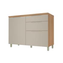 Balcão Cozinha Nesher Marquesa 1Pta 3Gavs 120cm Greige Balcão Cozinha Nesher Marquesa 1Pta 3Gavs 120cm Greige
