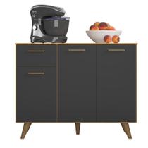 Balcão Cozinha Olinda com Tampo e 3 portas e 1 Gaveta