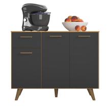 Balcão Cozinha Olinda com Tampo e 3 Portas e 1 Gaveta