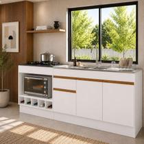 Balcão Cozinha p/Pia/Cooktop 190cm Veneza Multimóveis MP2328 Balcão Cozinha p/Pia/Cooktop 190cm Veneza Multimóveis MP2328