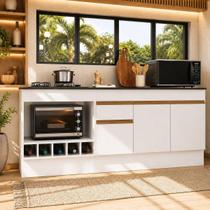 Balcão Cozinha p/Pia/Cooktop 190cm Veneza Multimóveis MP2995 Balcão Cozinha p/Pia/Cooktop 190cm Veneza Multimóveis MP2995