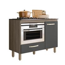 Balcão Cozinha para Cooktop 105cm com 1 Porta e 1 Gaveta