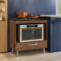 Balcão Cozinha para Cooktop 80cm com 1 Gaveta