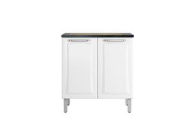 Balcão Cozinhas Itatiaia Tarsila p/ Cooktop 5 Bocas - 2 Portas - Branco