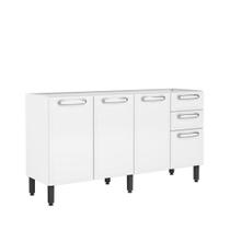 Balcão de Aço 4 Portas 2 Gavetas Evidence Bertolini