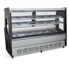 Balcão de Açougue Avícola Luxo 2M Polar Preto PECRAV 220v Balcão de Açougue Avícola Luxo 2M Polar Preto PECRAV 220v