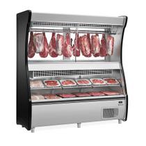 Balcão de Açougue Refrigerado Triplex Preto 220V GEVD-210 PR Gelopar