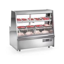 Balcão de Açougue Refrigerado Turino Aço Inox 220V GRTA-150 AI Gelopar