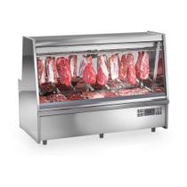 Balcão de Açougue Refrigerado Turino Standard Aço Inox 220V GATS-200 AI Gelopar