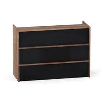 Balcao de Atendimento P25 Pandin 155 CM Walnut e Preto