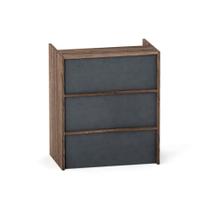 Balcao de Atendimento P25 Pandin 95 CM Walnut e Grafito