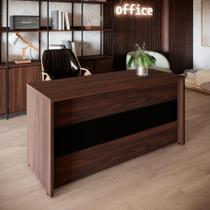 Balcão de Atendimento Reto 150 cm Recepção Baixo F5 Office
