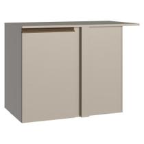 Balcão de Canto 1 Porta Suspenso Crema Nice Madesa