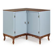 Balcão de Canto para Cozinha Copenhagen de Madeira com 2 Portas - 2072