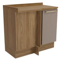 Balcão de Canto Reto com Tampo Botanic 1 Porta Kappesberg Balcão de Canto Reto com Tampo Botanic 1 Porta Kappesberg