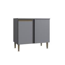 Balcão de Canto Reto Greta 1 Porta MDF 1 Prateleira - Casajá Balcão de Canto Reto Greta 1 Porta MDF 1 Prateleira - Casajá