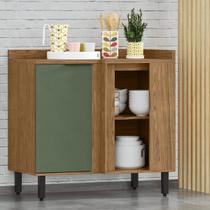 Balcão de Canto Reto Módulo de Cozinha 1 Porta - Toscana
