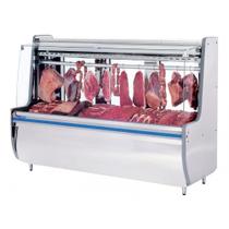 Balcão De Carnes Com Gancheira 2mt Polofrio 110V 1005 Faixa Frontal Azul
