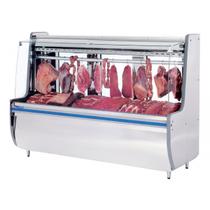 Balcão de Carnes com Gancheira 2MT Polofrio 220V 1005 Faixa Frontal Vermelho