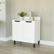Balcão de Cozinha 2 Portas Meena 92,5cm x 80cm x 52cm Branco