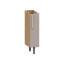 Balcão De Cozinha 20cm 1 Pt Elegance Luciane Móveis Freijó/cinammon