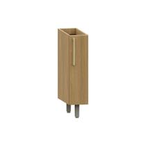 Balcão De Cozinha 20cm 1 Pt Elegance Luciane Móveis Freijó/freijó Brasil