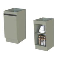 Balcão de Cozinha 30cm 1 Porta Compacto Estilo Planejado