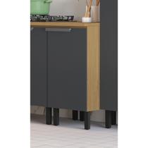 Balcão de Cozinha 40cm 1 Porta em Mdf com Tampo New Porto