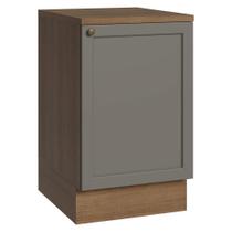 Balcão De Cozinha 50cm 1 Porta Rustic/cinza Vik Madesa Rustic/cinza Balcão De Cozinha 50cm 1 Porta Rustic/cinza Vik Madesa Rustic/cinza