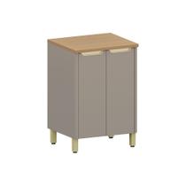 Balcão de Cozinha 60cm 2 Portas com Tampo Lumina Luciane Móveis