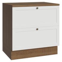 Balcão de Cozinha 80 cm 2 Gavetas Vik Madesa