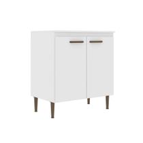 Balcão de Cozinha 80 Cm 2 Portas 1 Prateleira Co6202 Branco - Decibal