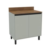 Balcão de Cozinha 80 Cm Koya 2 Portas Verde Oliva - Politorno