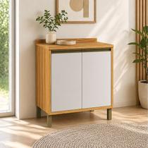 Balcão de Cozinha 80cm 2 Portas com Tampo 100% Mdf Barbados Espresso Móveis Balcão de Cozinha 80cm 2 Portas com Tampo 100% Mdf Barbados Espresso Móveis