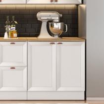 Balcão de Cozinha 80cm 2 Portas sem Tampo Unna Yescasa Balcão de Cozinha 80cm 2 Portas sem Tampo Unna Yescasa