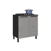 Balcão de Cozinha 80cm 2 Portas Tampo Diamante Balcão de Cozinha 80cm 2 Portas Tampo Diamante