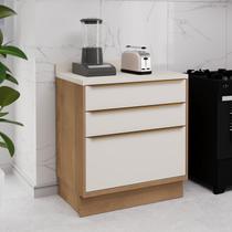 Balcão de Cozinha 80cm 3 Gavetas Viena