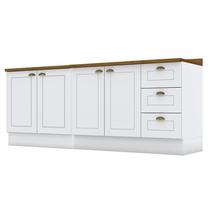 Balcão de cozinha 80cm e 120cm Americana com Tampo Nature - Henn