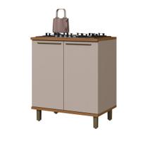 Balcão de Cozinha 80cm Munique 2 Portas Camurca - Indekes Balcão de Cozinha 80cm Munique 2 Portas Camurca - Indekes
