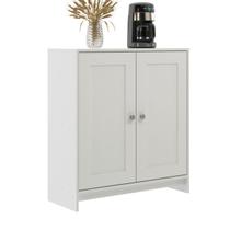 Balcão de Cozinha 84 Cm 2 Portas 1 Prateleira Branco - Decibal Balcão de Cozinha 84 Cm 2 Portas 1 Prateleira Branco - Decibal