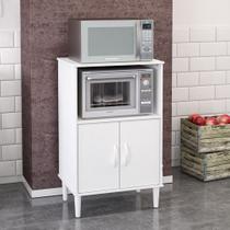 Balcão de Cozinha Branco Cerro Largo com 2 Portas e Nicho Politorno