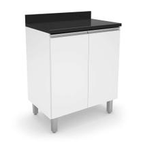 Balcão de Cozinha com Tampo Top Class 2 PT Branco