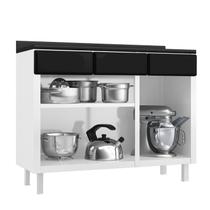 Balcão de Cozinha de Aço Triplo Telasul Star New com Tampo