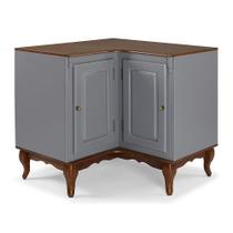 Balcão de Cozinha de Madeira Hannover de Canto com 2 Portas - M560707