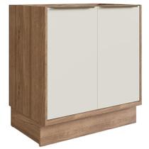 Balcão de Cozinha de Madeira MDF 100% Herval Ten com 2 Portas, 80 cm Balcão de Cozinha de Madeira MDF 100% Herval Ten com 2 Portas, 80 cm