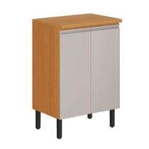 Balcão de Cozinha Duplo Com Tampo Cinamomo Namur Itatiaia