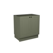 Balcão de Cozinha Évora PH 3119 c/ 2 Portas s/ Tampo 80cm Verde - Herval Balcão de Cozinha Évora PH 3119 c/ 2 Portas s/ Tampo 80cm Verde - Herval