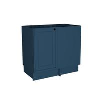 Balcão de Cozinha Évora PH 3121 Canto Reto c/ 1 Porta s/ Tampo 92,5cm Azul - Herval Balcão de Cozinha Évora PH 3121 Canto Reto c/ 1 Porta s/ Tampo 92,5cm Azul - Herval