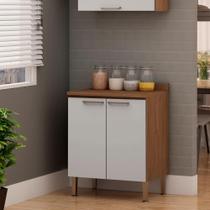 Balcão de Cozinha Genialflex Conecta 2 Portas Ébano Fendi