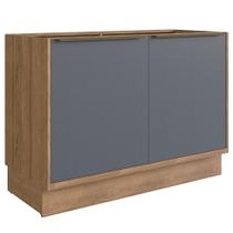 Balcão de Cozinha Grande Herval Ten, 100% MDF, 2 Portas 120 cm